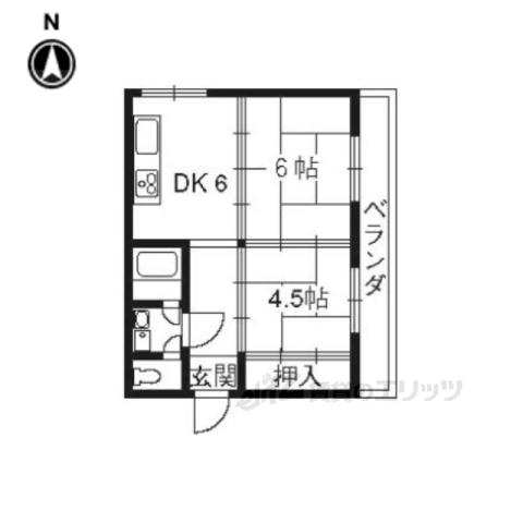 大文字マンションの間取り