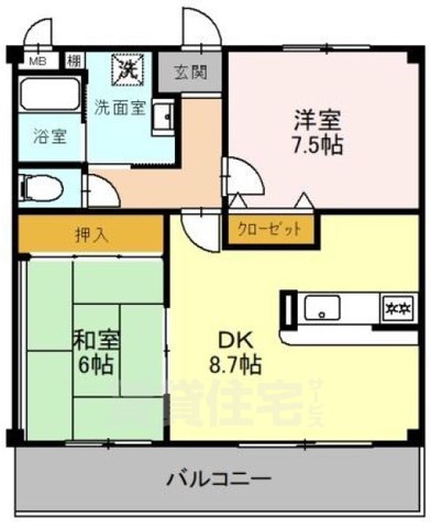 ソレーユ関西の間取り