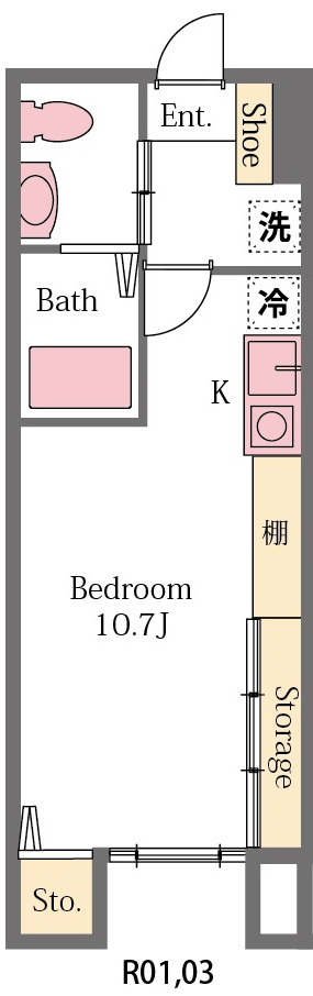 プリムラの間取り