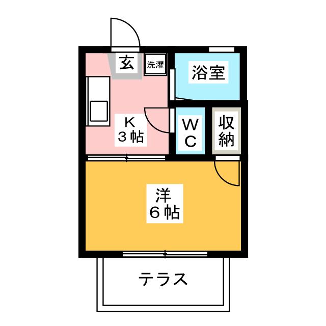 エクセル砂田の間取り