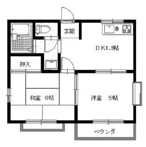 【シャトレ小平の間取り】