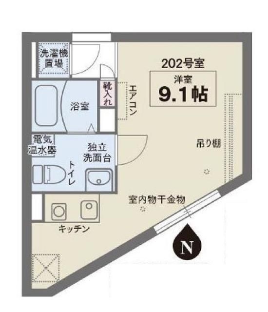 中野区江原町のマンションの間取り