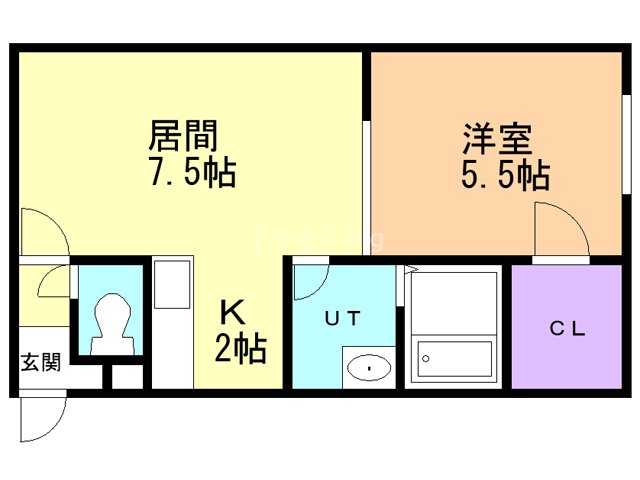 ステージノア東札幌の間取り