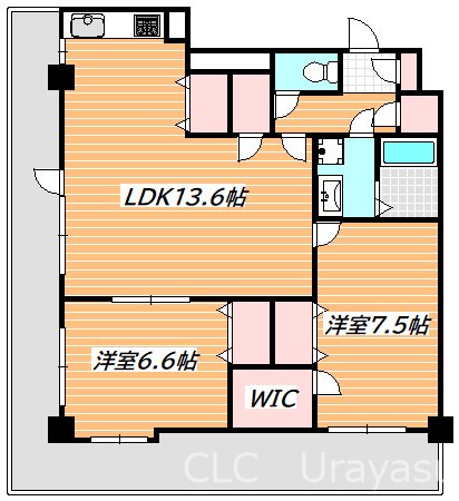 浦安市猫実のマンションの間取り