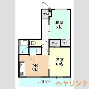 名古屋市守山区大森のマンションの間取り