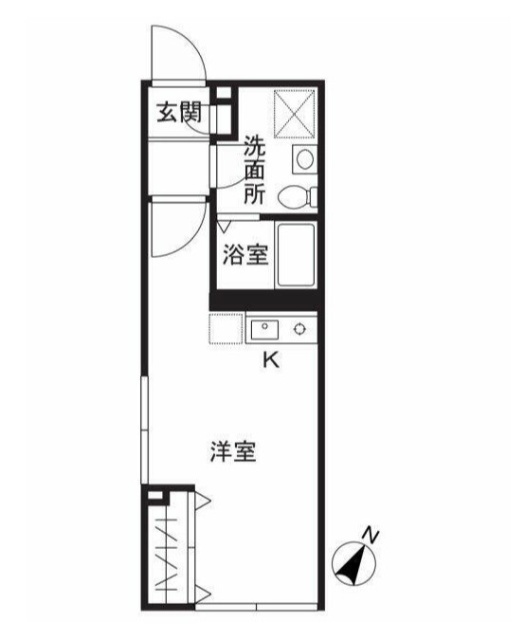 アートフル鵜の木の間取り