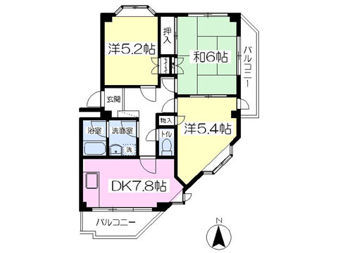 第２吉岡マンションの間取り