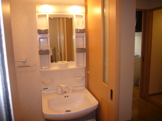洗面設備　他号室のお写真です