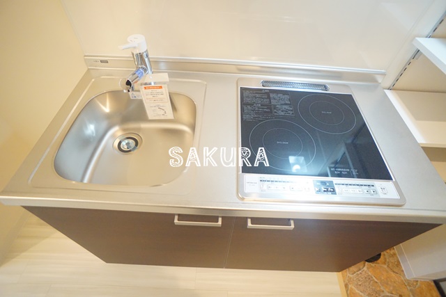 キッチン　自炊をされる方に嬉しい2口コンロ♪