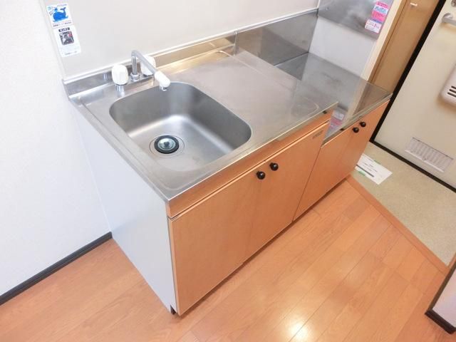 キッチン　２ガスコンロ設置可