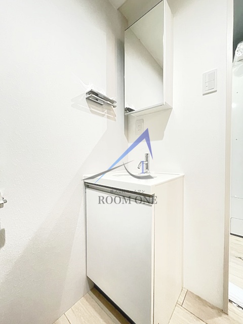 洗面設備　洗面台です。