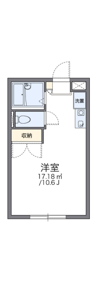 レオパレス上之郷の間取り写真