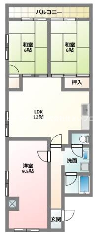 丸信リバーサイドコーポ2の間取り写真
