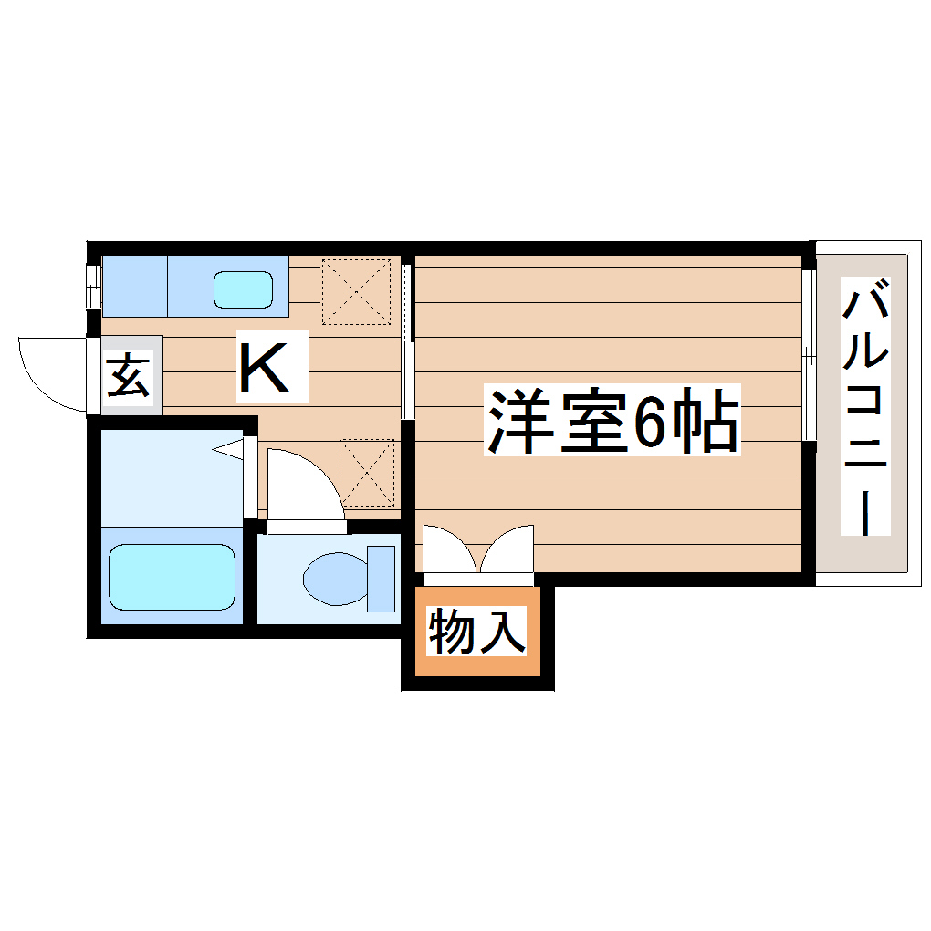 エルメゾン荒町の間取り写真