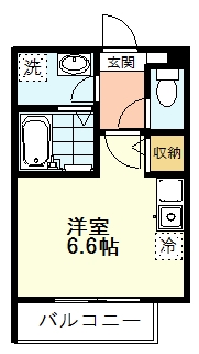 ＪＲ中央線 国分寺駅 徒歩12分 3階建 築9年の間取り写真