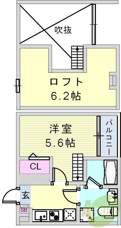 ファーストゲートコウベの間取り写真