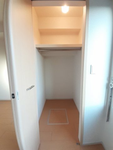収納　大きなスペースがあり、収納には困りません