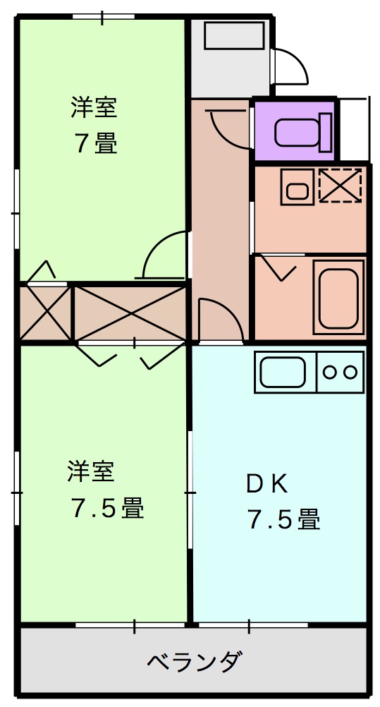 ニューヨコオの間取り