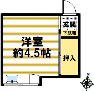 水月荘の間取り