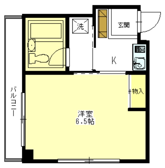 KEIコーポ白楽の間取り