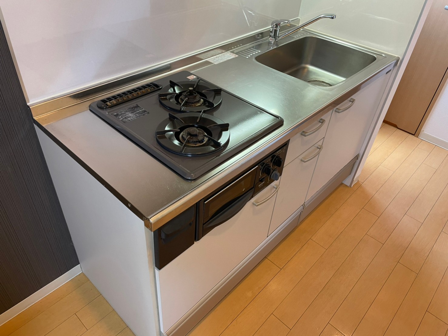 キッチン　同建物別部屋を使用