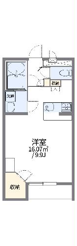 レオパレス沼南６の間取り