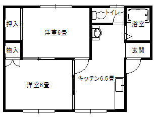 ロイヤルレジデンスAの間取り写真