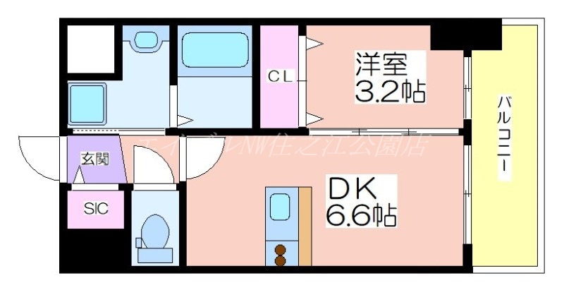 SOFIA住吉大社の間取り