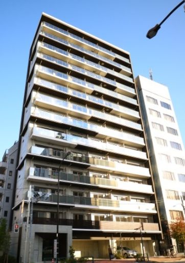 墨田区緑のマンションの建物外観