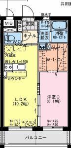 クロスワイズ中西町の間取り