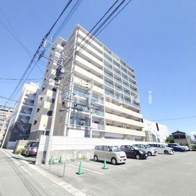 【熊本市中央区本荘のマンションの建物外観】