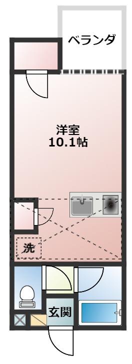 セザンヌ小坂井の間取り