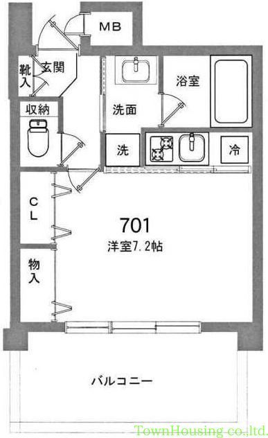 グロリア自由が丘の間取り