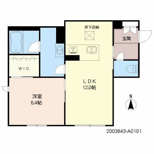 シャーメゾン鳥栖M’ｓコンチェルトの間取り