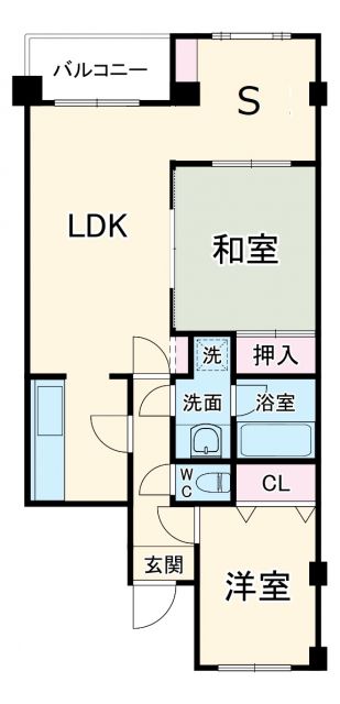 アドバンス新検見川の間取り