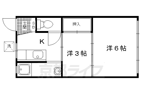 【玉和マンションの間取り】