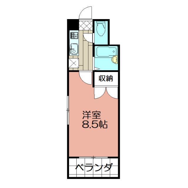 Ｆ’ｓｆｌａｔｓ古船場の間取り