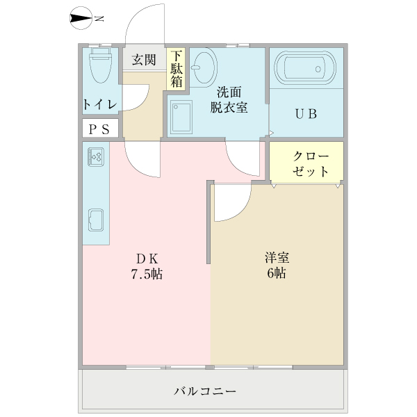 グリーンハイツの間取り