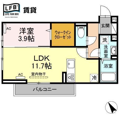 ブランネージュ下松の間取り