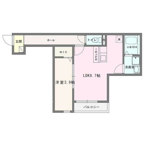 ガーデンプレイス吉川304の間取り