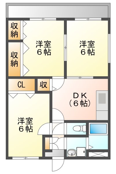 ユーミーK２の間取り