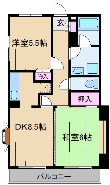 新川崎ロイヤルパレスの間取り