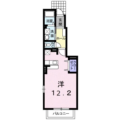 ハイツ　コンチェルトＢの間取り