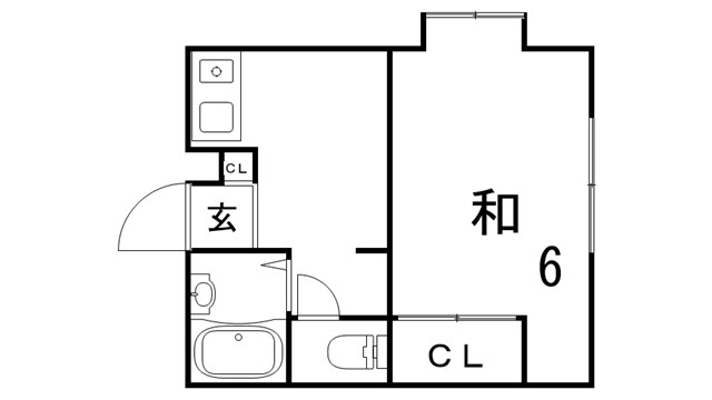 Ｔハイツの間取り