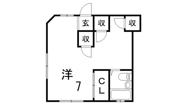 石本マンションの間取り