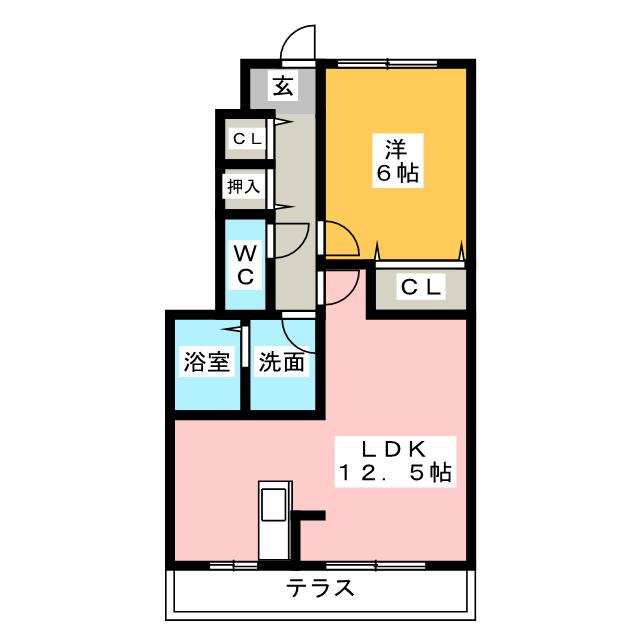 ＭＡＲＣＨＥ高茶屋の間取り