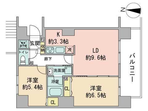 ビッグパレス南５条の間取り