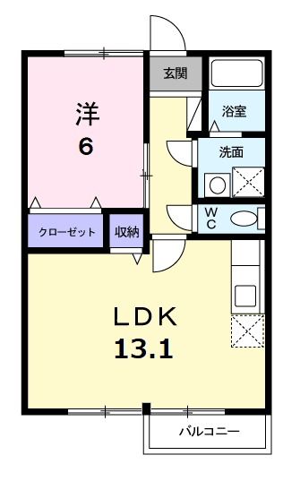 メゾンフォーベルコートの間取り