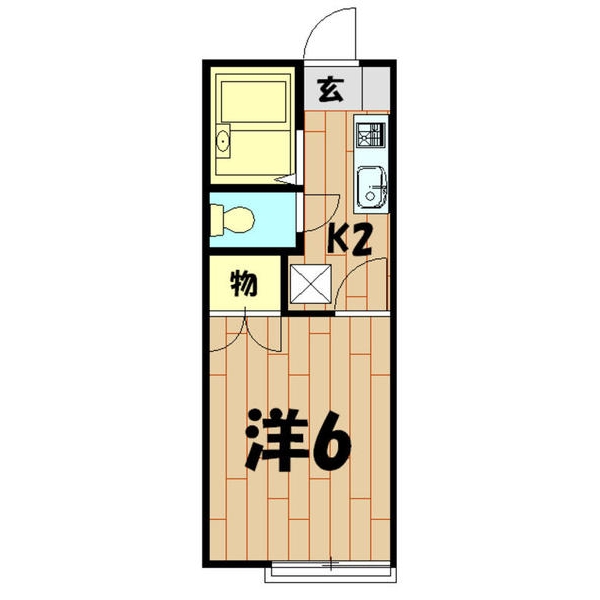 ハイツさいとうの間取り