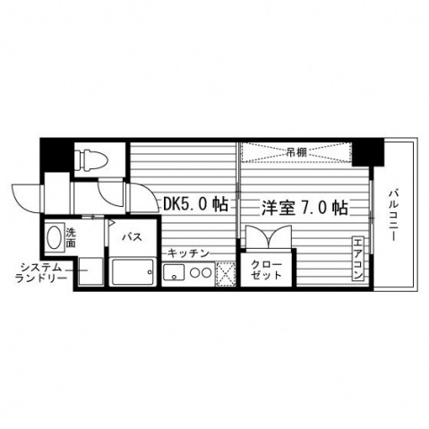 クラージュ京都南の間取り